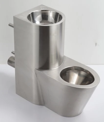Stainless Steel One Piece Toilet Basin Combination Stainless Steel One Piece Toilet Basin Combination
