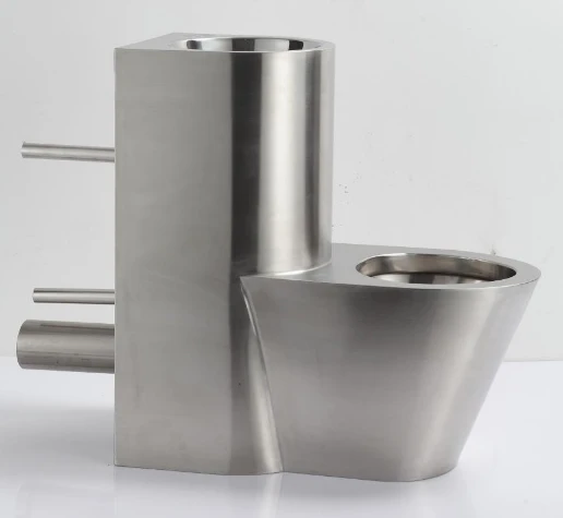 Stainless Steel One Piece Toilet Basin Combination Stainless Steel One Piece Toilet Basin Combination